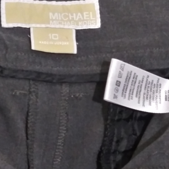 Michael Kors light gray slacks sz 10 - Picture 2 of 9